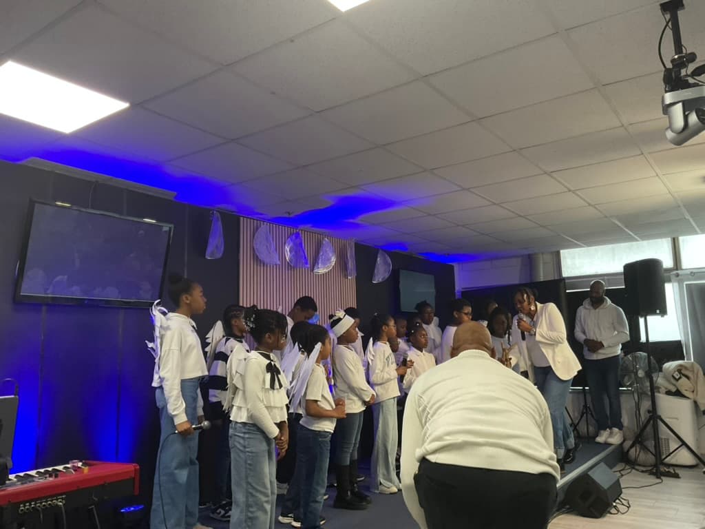 Répétition de la chorale des enfants